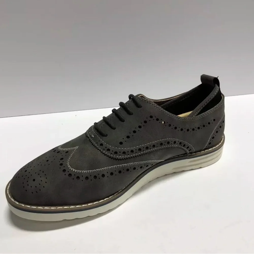 Madden Men's Carry Oxford Gray Nubuck Size 8.5 M